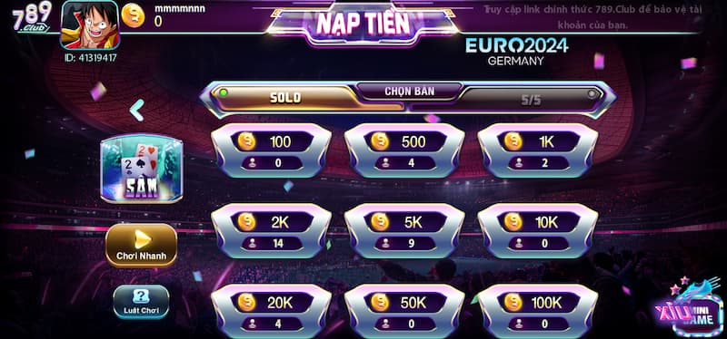 Bài sâm 789Club: Giới thiệu sân chơi game nổi bật nhất 5 Các bài trong bài sâm 789club
