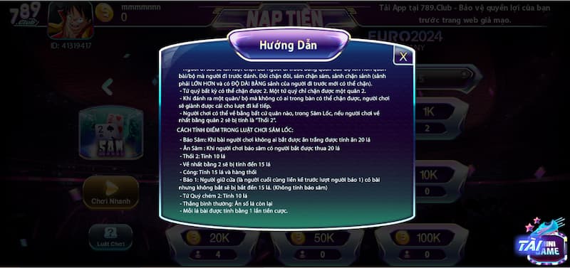 Bài sâm 789Club: Giới thiệu sân chơi game nổi bật nhất 6 Những mẹo chơi game bài sâm 789club