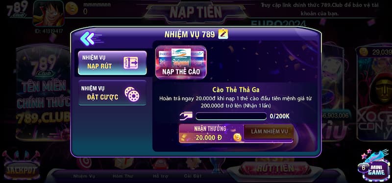 Bài sâm 789Club: Giới thiệu sân chơi game nổi bật nhất 7 Tận dụng khuyến mãi bài sâm 789club