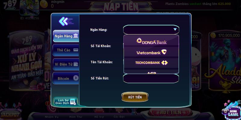Rồng hổ 789Club: Game xịn sò cho anh em cược thủ 6 Hướng dẫn rút tiền tại rồng hổ 789club