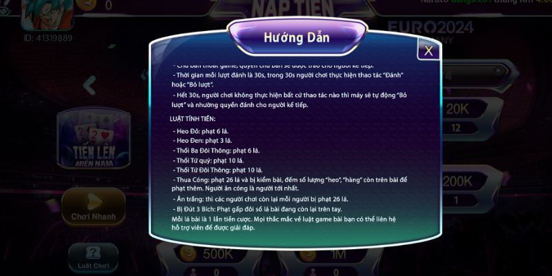 Tiến lên miền Nam 789Club: Bật mí cách chơi cho anh em 5 Các bước tham gia chơi game chi tiết cho bet thủ
